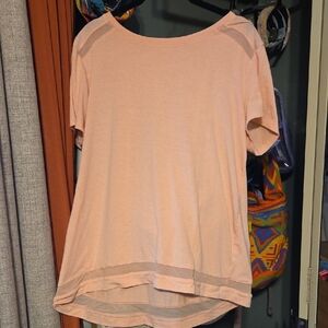 Tek Gear Peach Short Sleeve Women's Top